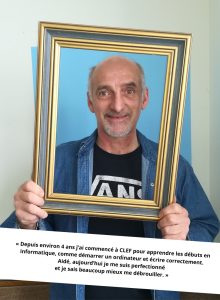 photo d'un client de la CLEF